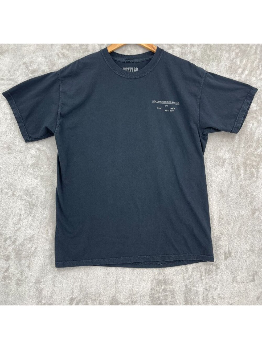 Post Malone Hollywood's Bleeding Double Sided 2019 Album Tour Tee Shirt